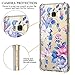 Galaxy S8 Case,Cutebe Shockproof Hard PC+ TPU Bumper Case Scratch-Resistant Cover for Samsung Galaxy S8 (2017) Blue Rose