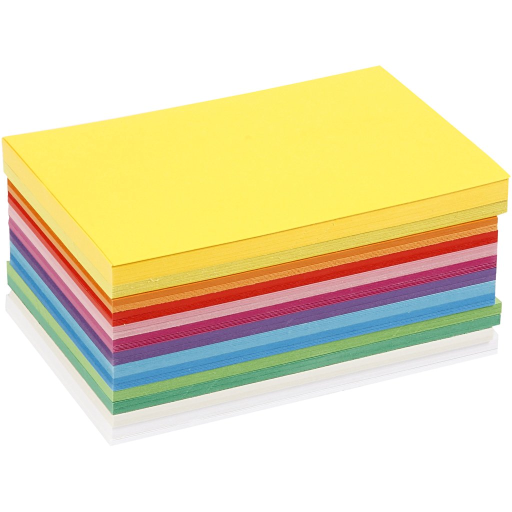 Spring Card, A6 10,5x15 cm, 180 g, asstd Colours, 300asstd Sheets