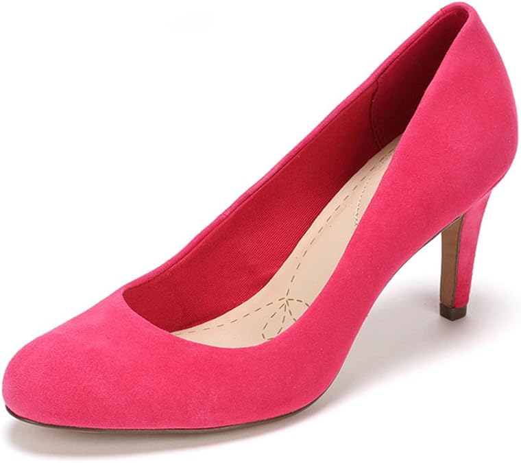 Clarks Carlita Cove, Women's ClosedToe Pumps, Pink (fuchsia Suede), 9UK (43 EU) Amazon.co.uk