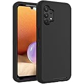 WOGROO Case for Galaxy A52, Heavy-Duty Tough Rugged Shockproof Drop Protective Cover Cases for Samsung Galaxy A52, Black