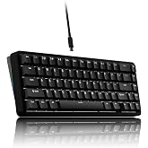 OOCTPK Chilkey ND65 Wired Aluminum Mechanical Keyboard, 65% Layout Portable Gaming Keyboard, PBT Doubleshot Keycaps, Hot Swappable Custom Key Board for Laptop and Office PC - Black