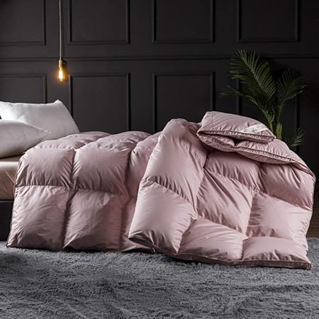 Mrniu Duvet Bianco Piumino D Oca Piuma Piumino 100 Cotone