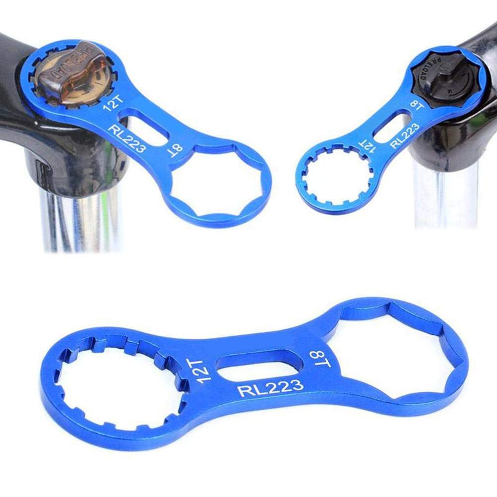 LINONI Bike Front Fork Removal Wrench Spanner Shock Absorber Mountain Bike Repair Tools Parts Cycling Accessories Compatible for XCR/XCT/XCM/RST Forks