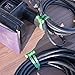 BongoTies® ALL GREEN Bongo Ties A5-01-G - 10 Pack ~ Professional cable ties made of natural rubber and bamboo ~ HANDY TIES FOR CABLES AND OTHER UNRULY ITEMS