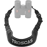 Eyeskey TROSCAS Super Comfort Neoprene Optic Straps | Loop Connectors | Field Repair Buckle | Lightweight | Adjustable Length Neck Straps for Binoculars Cameras (Type 1)