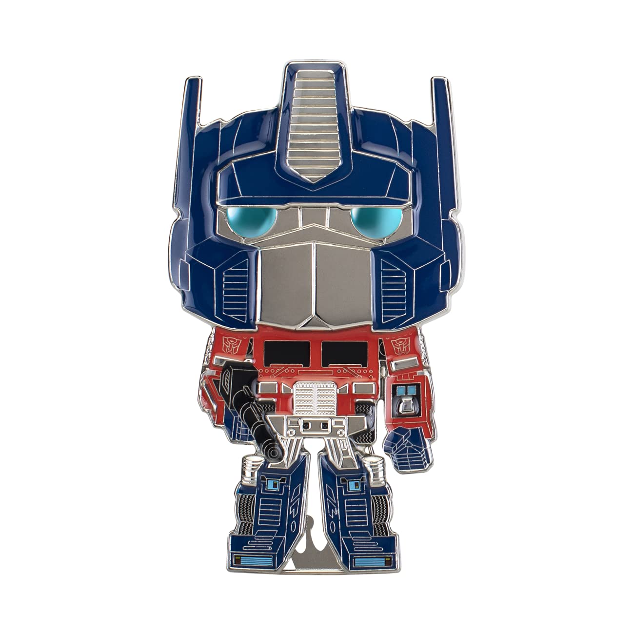 Funko Large Pop! Enamel Pin - Optimus Prime - TRANSFORMERS: Optimus Prime Chase Group - Transformers Enamel Pins - Cute Collectable Novelty Brooch - for Backpacks & Bags - Gift Idea