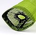 AUCH 1Pcs Hanging Folding Mesh Garbage Bag Organizer Trash Bags Holder Recycling Containers Plastic Waste Bag Storage for Kitchen, Green