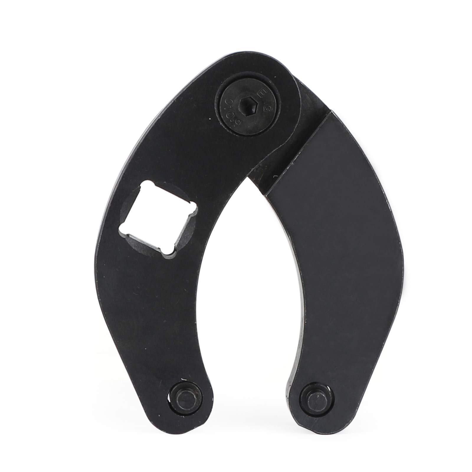 Topteng Adjustable Gland Nut Wrench Pin Spanner Tools Black fit for Hydraulic Cylinders 1266