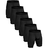 HovSiyla Compression Shorts Men Performance Sports Workout Athletic Running Underwear Shorts Spandex