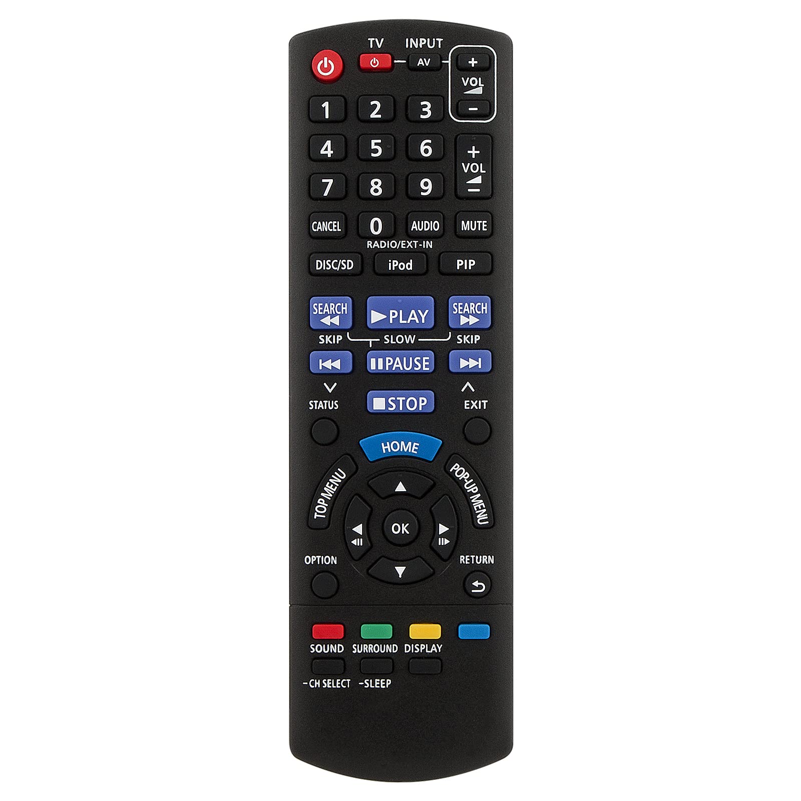 VINABTY N2QAYB000631 Replace Infrared Remote Control Fit for Panasonic Theater System Receiver