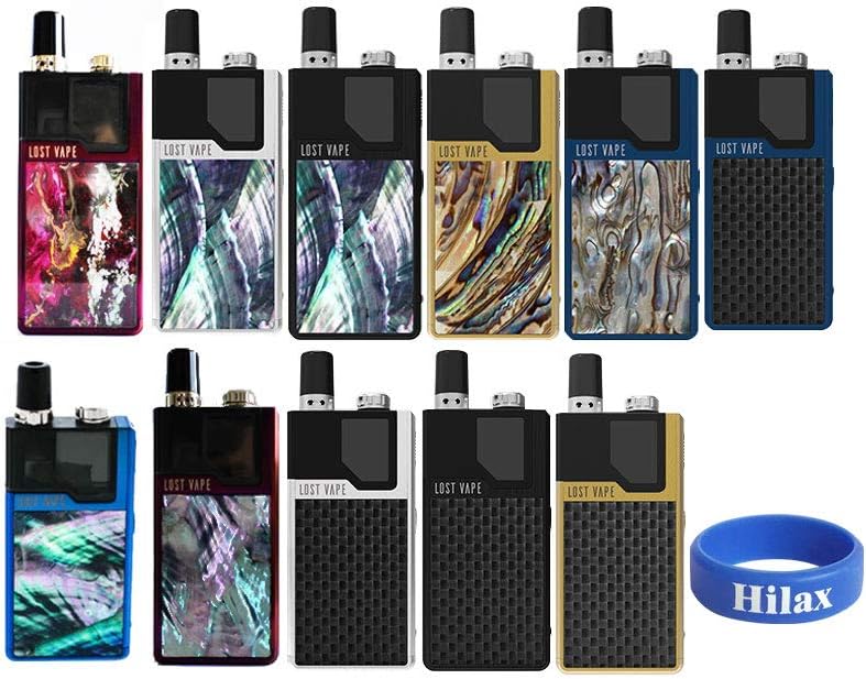 電子タバコ スターターキット 本体 vape コンパクト 小型 軽量 pod タイプ 初心者 lost vape orion dna go kit ロスト ベイプ オリオン pod 付属 vapeバンドのおまけ付き purple ocean scallop hilax 電子たばこセット スターターキット amazon