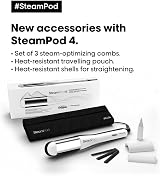 L'Oréal SteamPod 4 Hair Straightener & Styling Tool UK Plug view 6