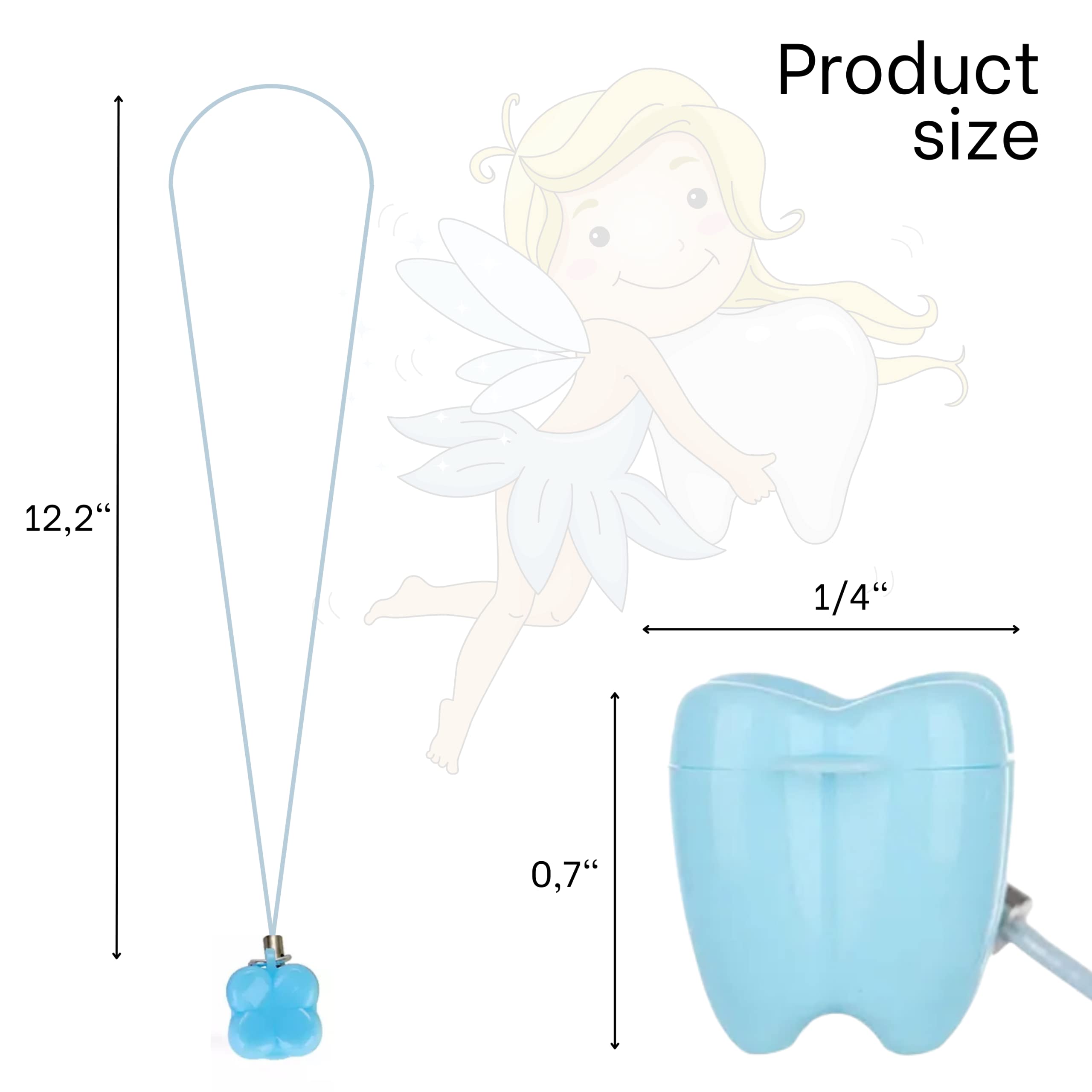 Killer's Instinct Outdoors 10PCS Tooth Holders for Kids Keepsake – Multicolor Plastic Cases for Storage Necklace for Lost Teeth Baby Boxes for Kids