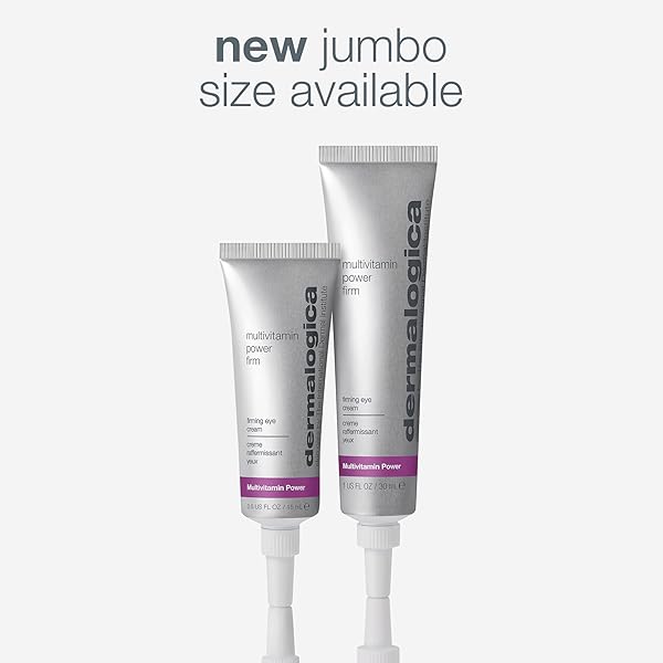 DERMALOGICA MULTIVITAMIN POWER FIRM EYE CREAM WITH ANTIOXIDANT VITAMINS, ANTI-AGING WRINKLE FIRMING UNDER EYE TREATMENT – COMBAT VISIBLE LINES AROUND THE EYE AREA, 0.5 OZ