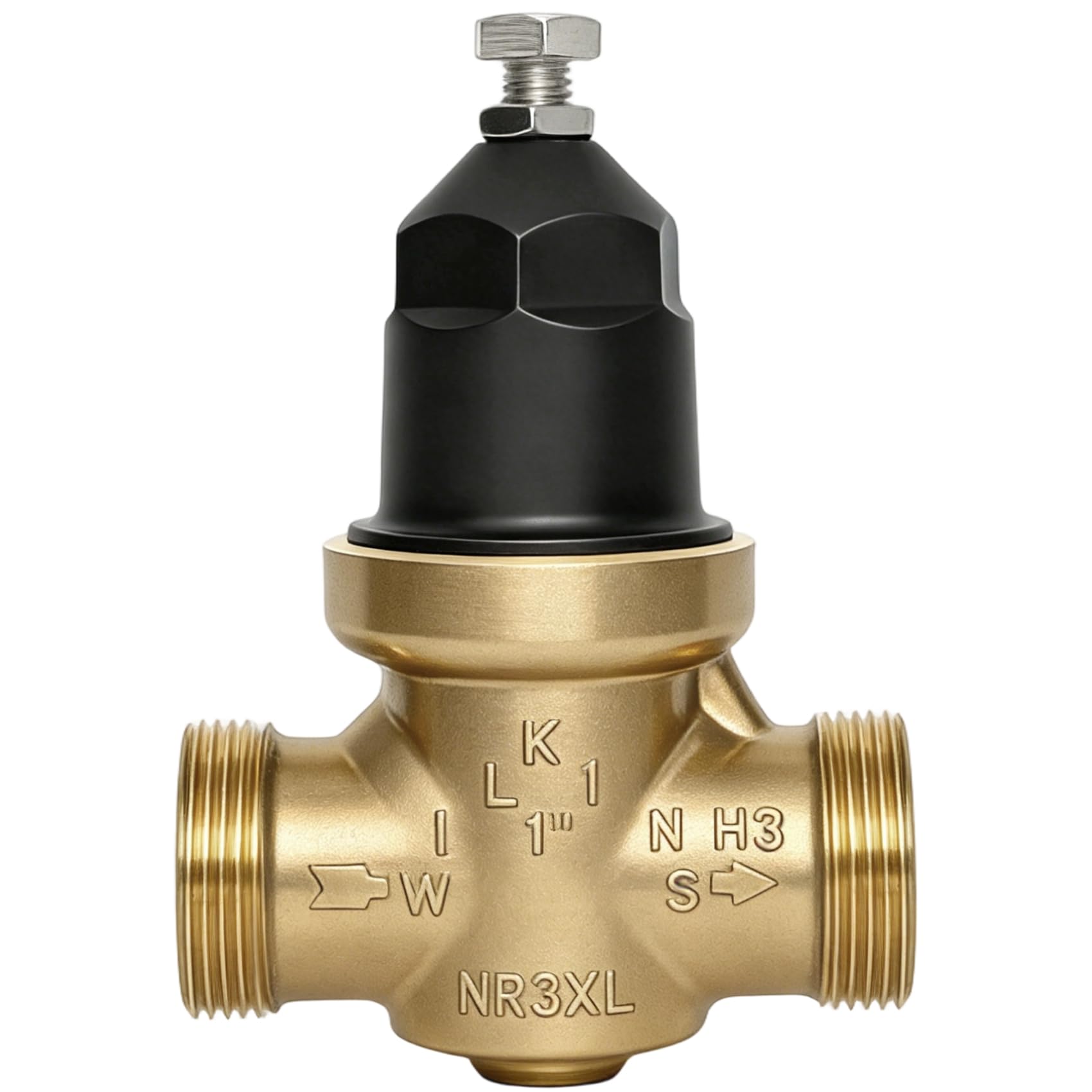 Photo 1 of 1" NR3XLDU Pressure Reducing Valve, Double Union FNPT Connection, for Home & Commercial Use