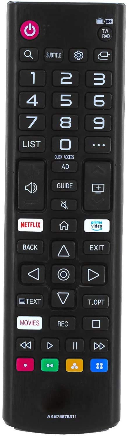 Replacement Remote Control Compatible for LG 32LM630BPLA 49UM7000PLA 55UM7000PLC 55UM7400PLB 65UM7000PLA Smart LED TVs