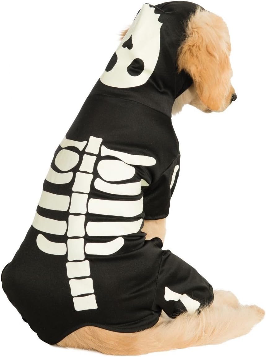 Rubie's Costume Co Glow-in-The-Dark Skeleton Hoodie Pet Costume
