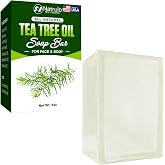 Tea Tree Soap &ndash; Tea Tree Oil Bar Soap &amp; Natural Soap Bar for Face &amp; Body | Deeply Cleansing Hydrating Body Wash for Blemish Prone, Fresh Feeling Skin &ndash; Natural Defense Cleanser for Men, Women &amp; Teens