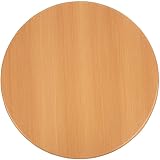 Bolero 600mm Round Beech Effect Tabletop 30mm Thick Honeycomb Heat Resistant view 8