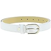 FASHIONGEN - Women genuine Italian leather belt LUNA, Made in France