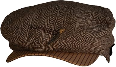 brown tweed flat cap