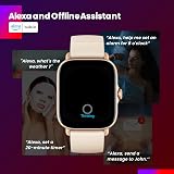 Amazfit GTS 3 Smartwatch Brown 150+ Sports GPS 5 ATM Alexa Heart Rate SpO2 view 3