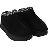 Gegefur Women's Snow Boots Platform Boot Fur Lined Slip On Short Boots