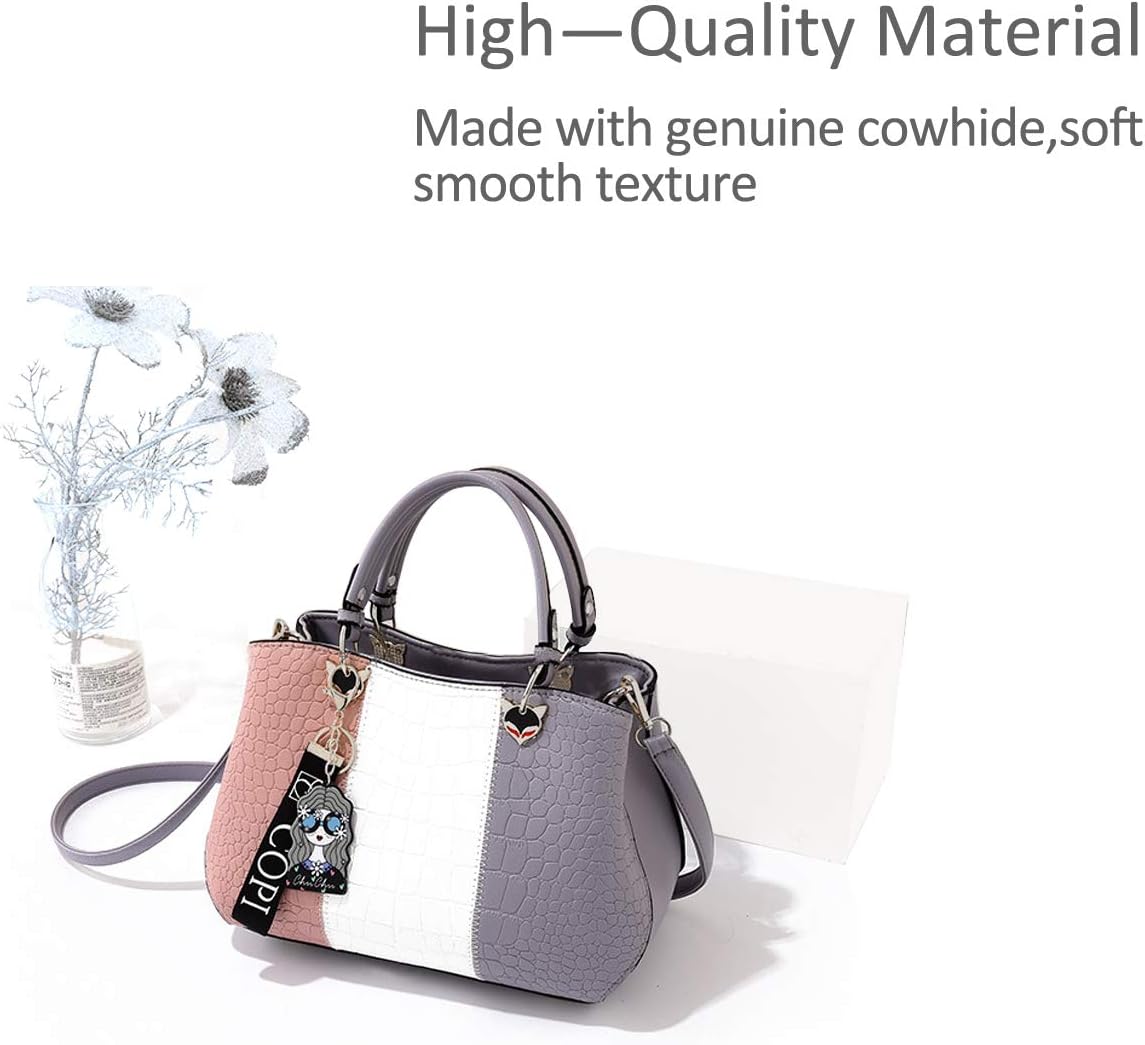 NICOLE & DORIS 2026 New Wave Women Handbags Messenger Bag Ladies Handbag Female Bag Handbags for Women Gray - Image 4