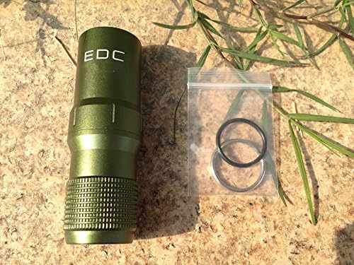 SZHOWORLD CNC Machined Aluminum EDC Survival Waterproof Pill/Match Case Box