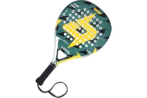 DEERFAMY Padel Racket Carbon Fiber Surface with EVA Memory Flex Foam Core Padel Tennis Racquets Lightweight