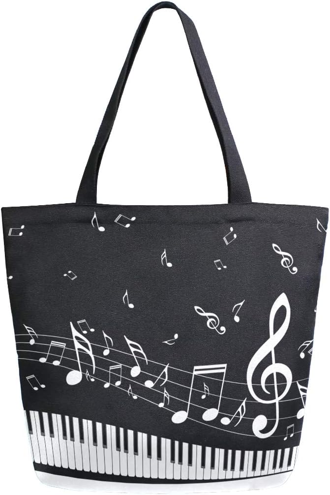 Mnsruu Canvas Handbag Shoulder Bag,Women Handle Shopping Crossbody Bag,Yorkshire Terrier Dog Looking Tote Casual Beach Multifunction Bags for Ladies Women (Black)
