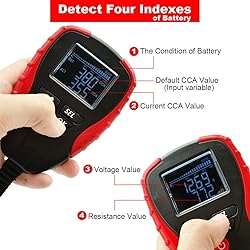 eOUTIL 12V Car Battery Tester, Auto Battery Load