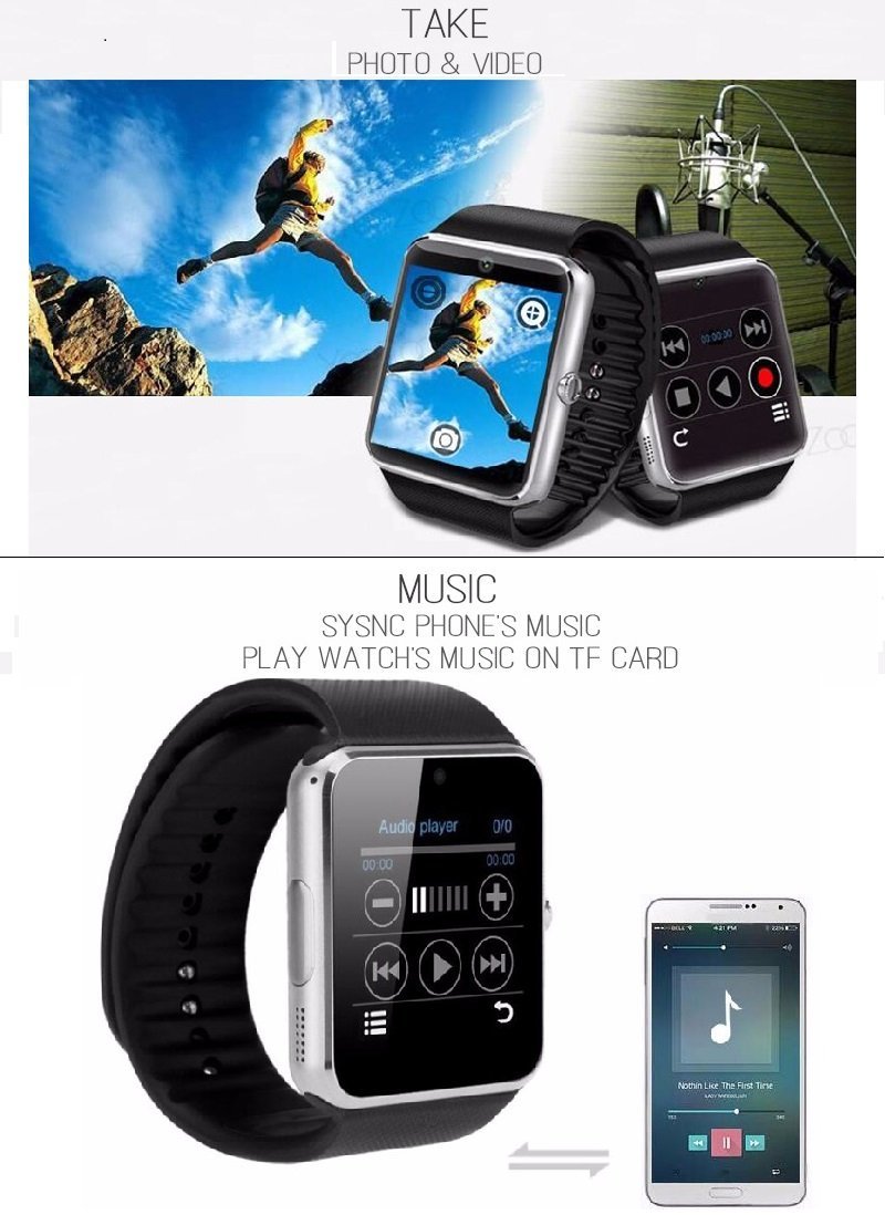 YinoSino GT08 Smart Watch / Reloj inteligente GT08 ...