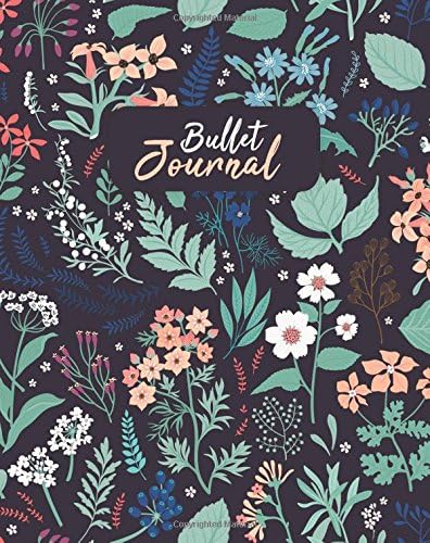 Bullet Journal: Calming Wilderness: Dot Grid Paper, 8 x 10" Perfect Bound Softcover Dotted Notebook (Dot Grid Journal) Paperback – 18 Mar 2018
