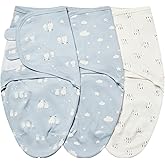 insular Baby Swaddle Wrap, Swaddle Blanket for Newborn and Infant, Adjustable Swaddling Set for Boy and Girl, Soft Cotton Baby Sleep Sack 3 Pack, Sheep, Small(0-3 Month)
