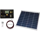 Grape Solar GS-50-KIT Off-Grid Solar Panel Kit, 50W