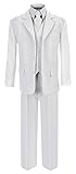 G230 White First Communion and Wedding Suit Set for
