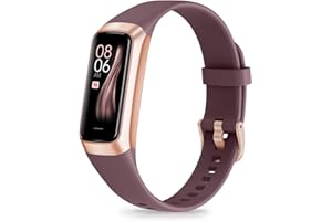 ST-CARE Fitness Tracker with Step Counter/Calories/Stopwatch, Activity Tracker, Health Tracker with Heart Rate Monitor, Sleep Tracker,1.10''AMOLED Touch Color Screen, Pedometer Watch for Women Men