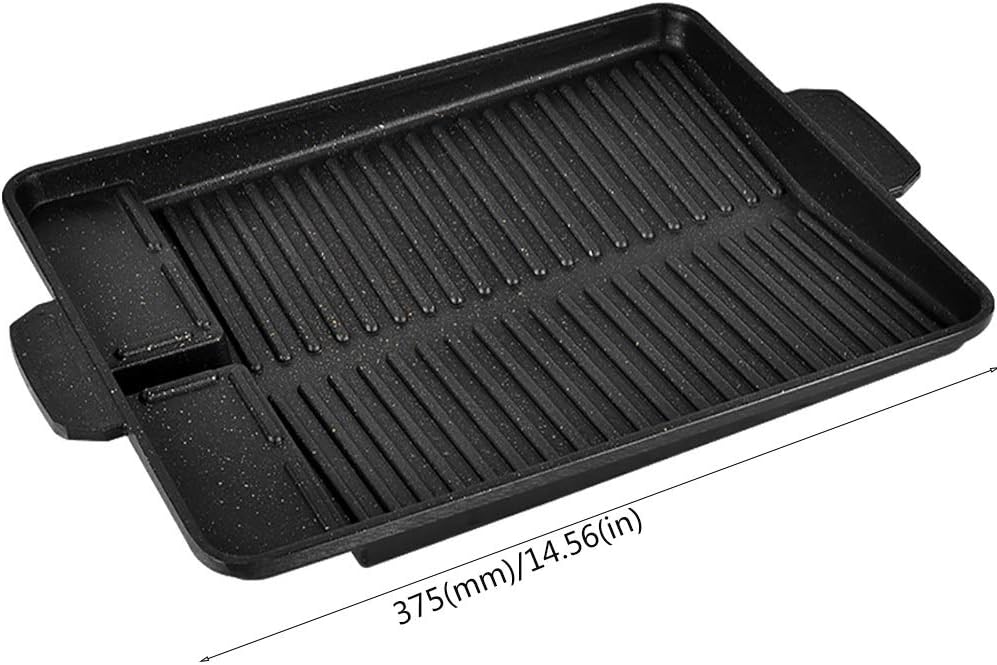 review DUX-ZW Barbecue Electric Oven,High Temperature Resistance,Design of Grilling Plate Feet,The Food is Evenly Heated and Not Easy to Burn,Suitable for Home Kitchen and Outdoor Barbecue,Automatic Adjustm