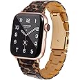 HOPO Compatible With Apple Watch Band 49mm 46mm 45mm 44mm 42mm 41mm 40mm 38mm Thin Light Resin Strap Bracelet With Stainless Steel Buckle Replacement For iWatch Series SE Series 10 9 8 7 Ultra 6 5 4 3 2 1 for Women Men
