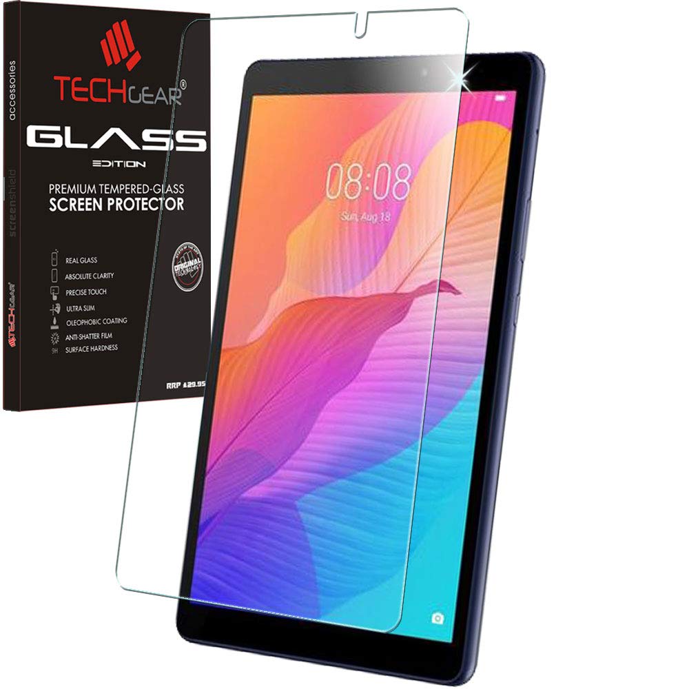TECHGEAR GLASS Edition Screen Protector for Huawei MatePad T8, Genuine Tempered Glass Screen Protector [9H Toughness] [HD Clarity] [Scratch-Resistant] [No-Bubble]