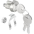 L-1172C National Mailbox Lock Replacement C9100 - with 3 Keys, Replacement for USPS Mailbox Key Lock