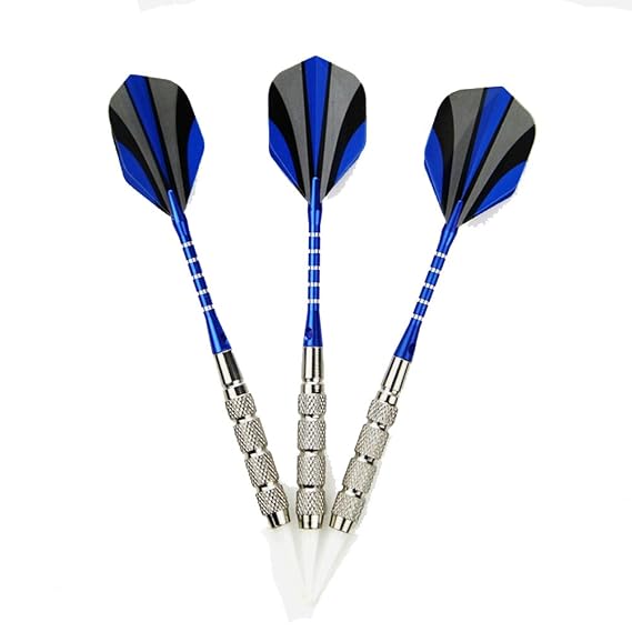 Trademark Games Dartpfeile Mit Stahlspitze – 6 Stück, 10 G, Mit Flights