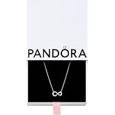 PANDORA Sparkling Infinity Collier Necklace, 19.7" | Sterling Silver &amp; Cubic Zirconia, Jewelry for Women with Gift Box