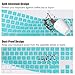 FORITO Keyboard Cover Skin for 2017 Released New Apple Magic Keyboard with Numeric Keypad US Layout MQ052LL/A and A1843 [Small Package] (Hot Blue)