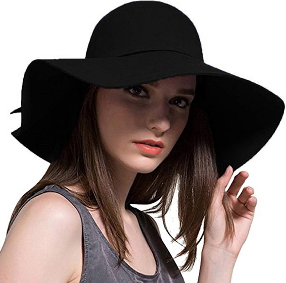 women's wool felt floppy hat