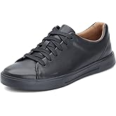 Clarks Men's Un Costa Lace Sneaker, Black/Black Leather, 9.5