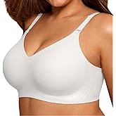 COCOMARTS Jelly Bras for Women No Underwire Push Up Seamless Supportive Plunge Bra Full Coverage Comfortable Bralettes