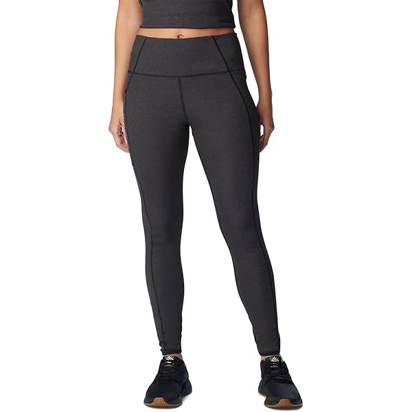 Columbia Leggings Tidal Para Mujer, Estampado Americano Gris Cirro, Talla XS
