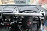 Milenco High Security Steering Wheel Lock Silver with Pad Bag